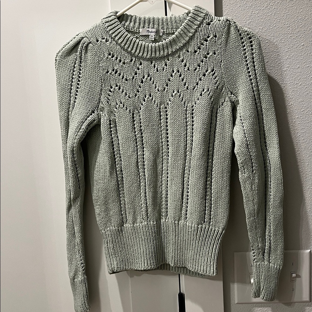 Madewell Mint Green Knit Sweater
